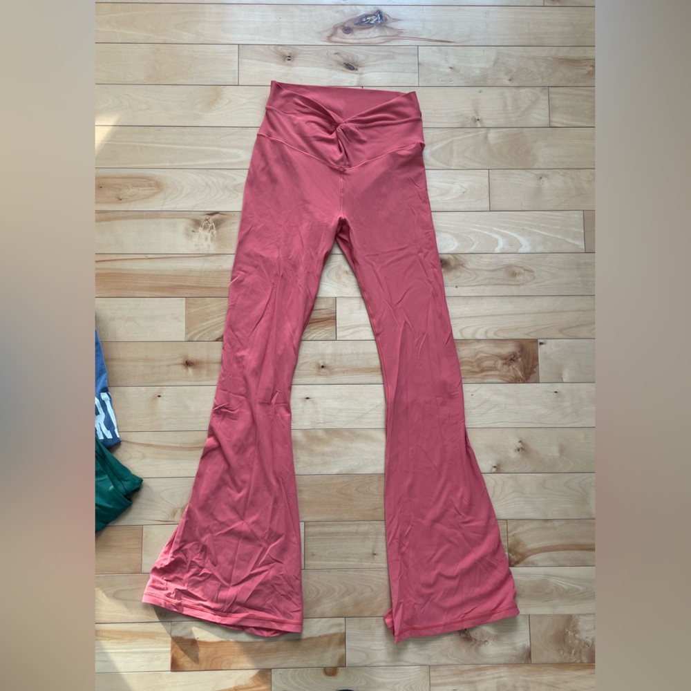 Aerie Flared Vibrant Coral Activewear